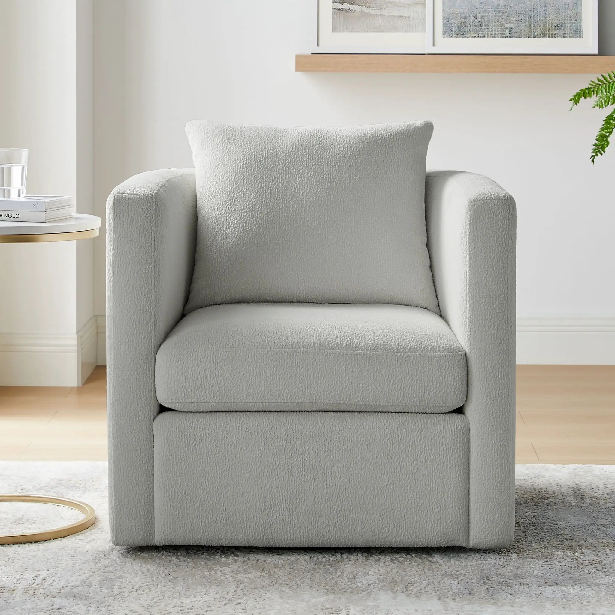 Sutton - Swivel Barrel Chair by HouseOfZazla