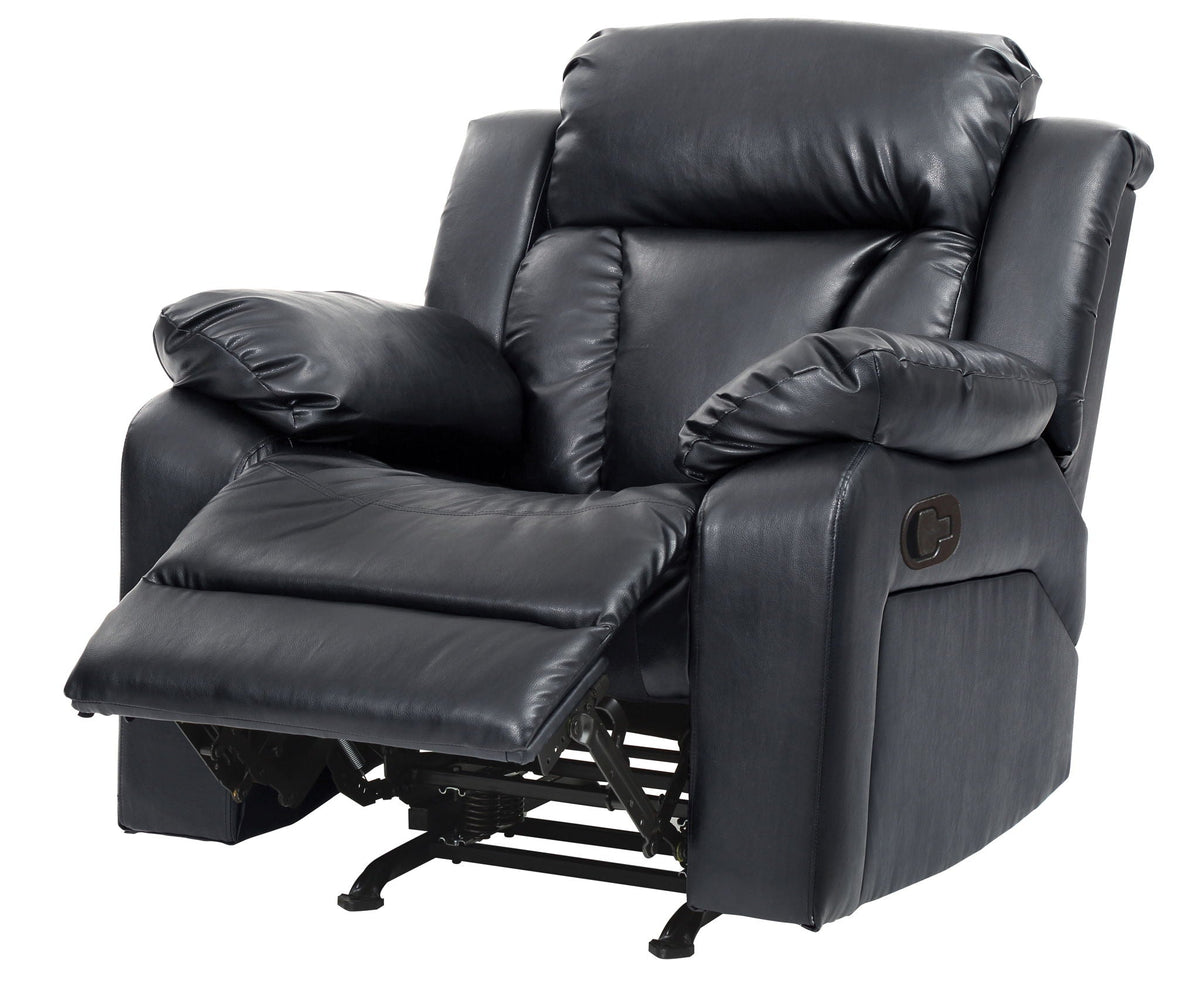 Comfortable Rocking Motion Recliner Chair with Rocking Feature - Dark Gray, White, Black, or Dark Brown, photo 20 of 21