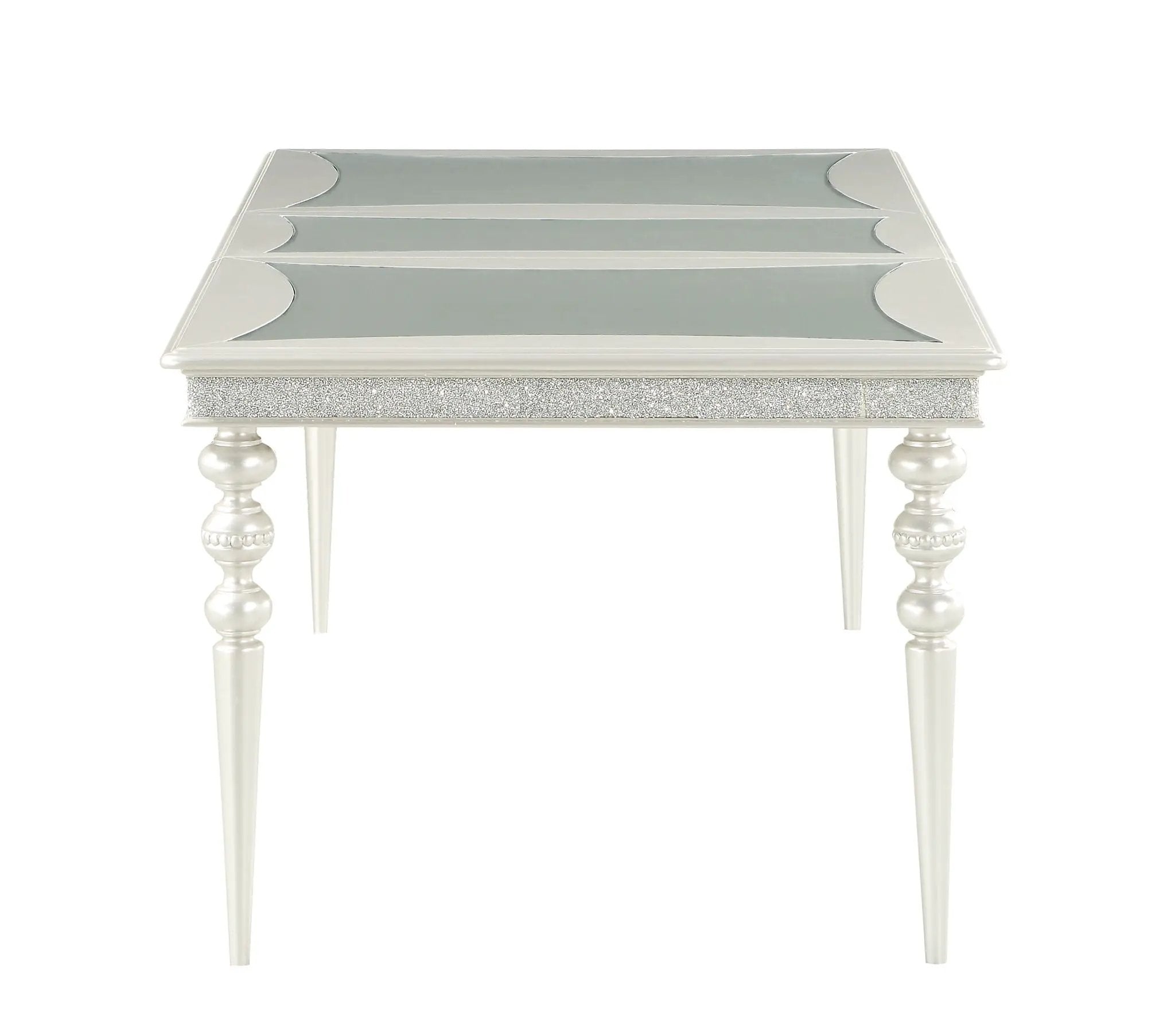 Maverick Dining Table - Silver by HouseOfZazla