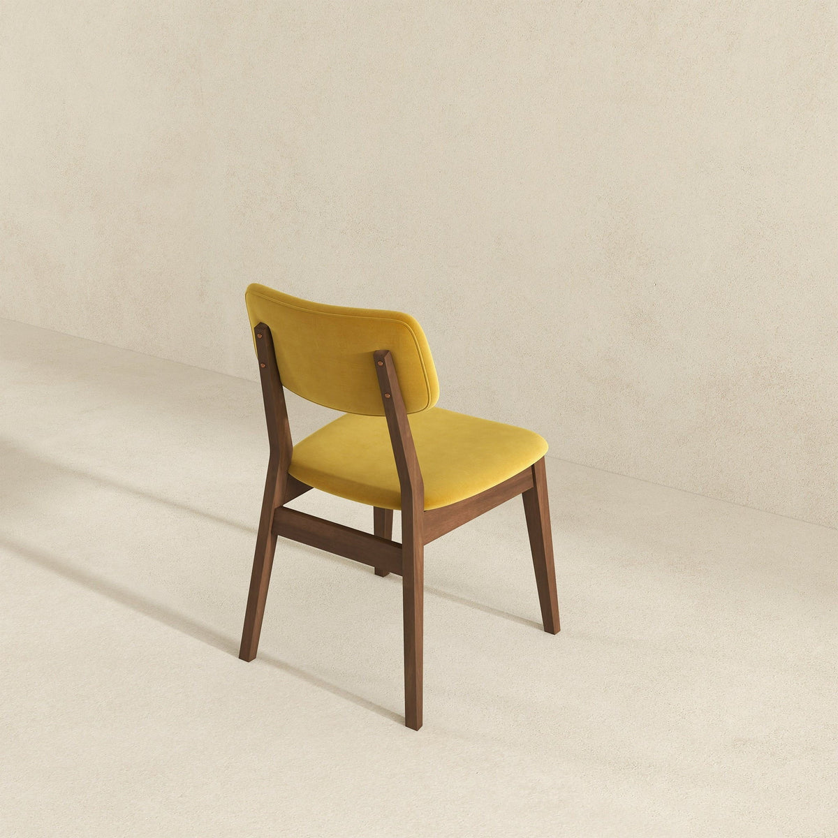 Solid Back Side Chair Set with Mid-Century Modern Design - Multiple Colors, photo 36 of 40