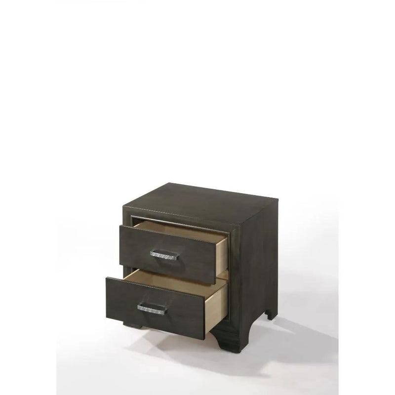 Carine II - Nightstand - Gray by Unique Piece Furniture