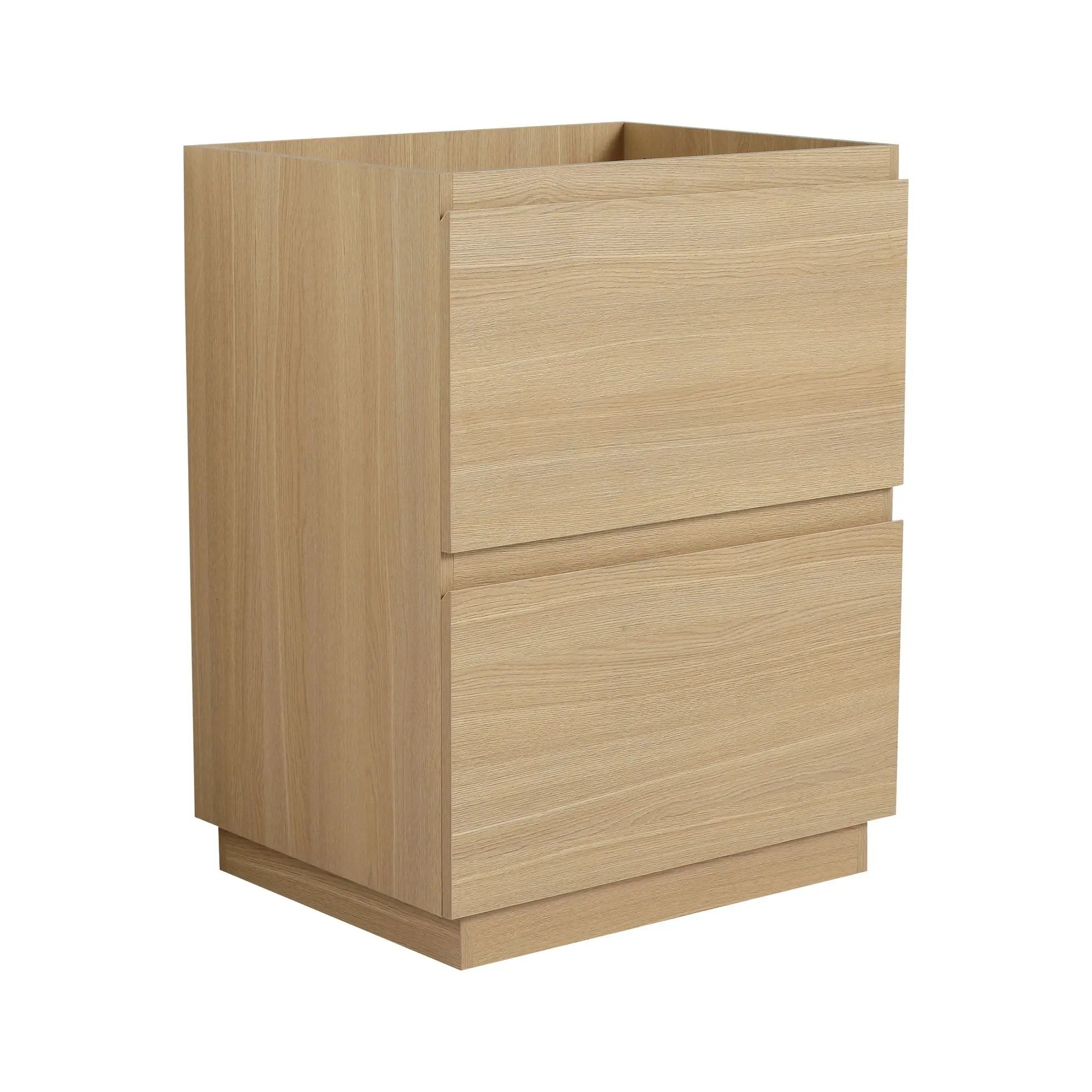Modern Freestanding Bathroom Vanity Cabinet With Double Drawer by Unique Piece Furniture
