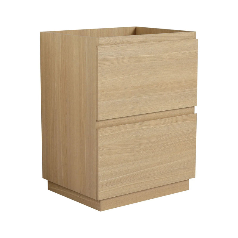 Modern Freestanding Bathroom Vanity Cabinet With Double Drawer by Unique Piece Furniture