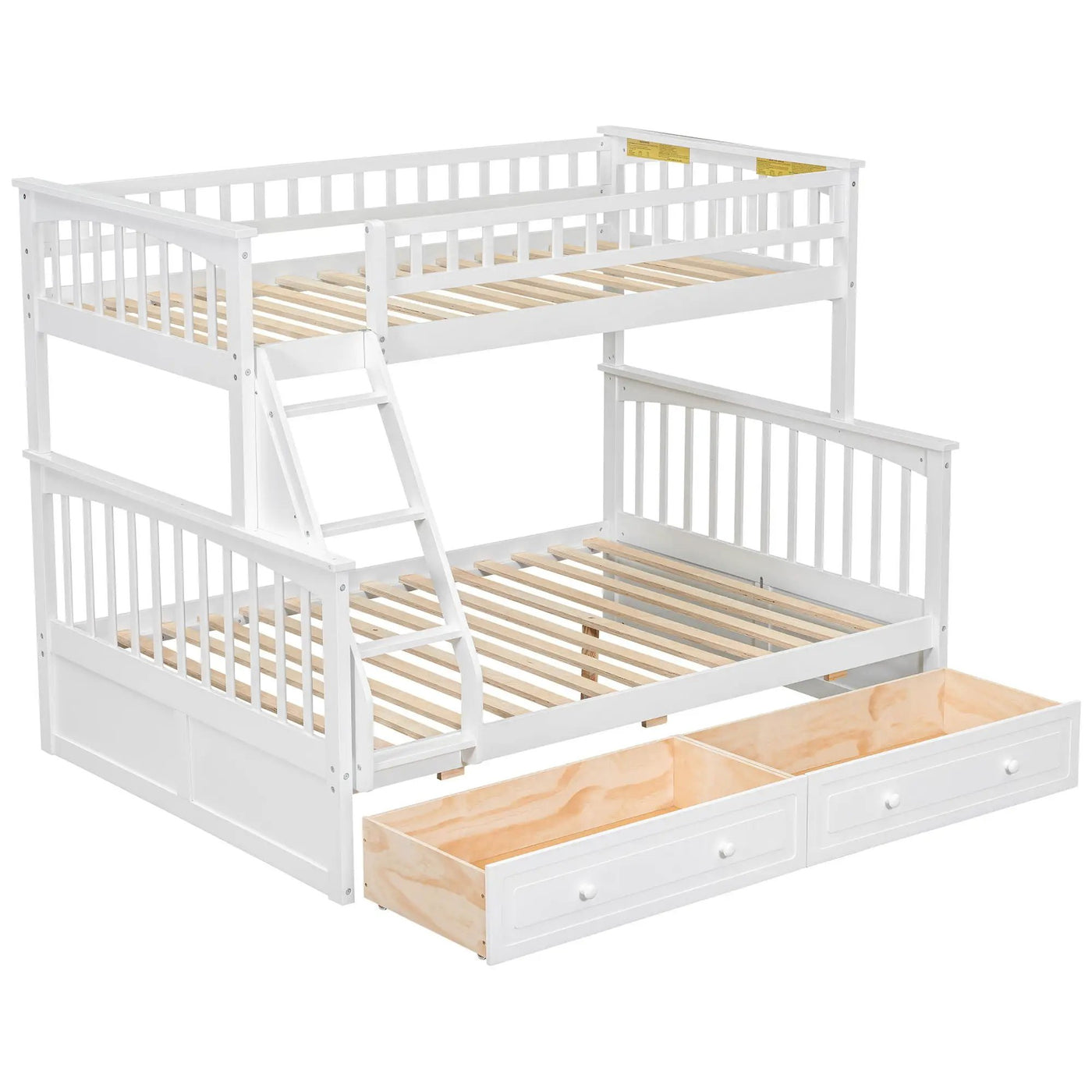 Bunk Bed With Drawers, Convertible Storage Bed by HouseOfZazla