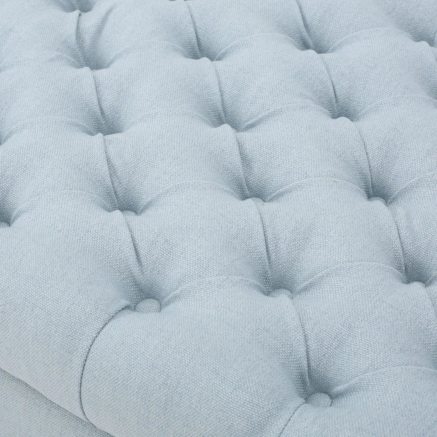 Hayes Contemporary Armed Storage Bench with Rolled Arms and Button Tufting by HouseOfZazla