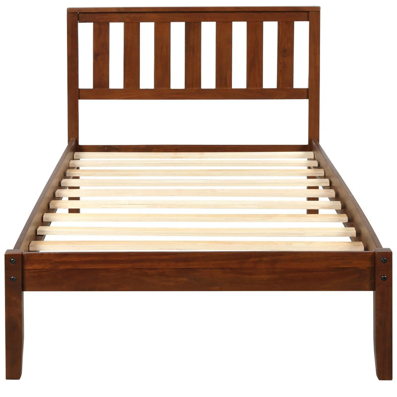 Platform Bed With Headboard, Footboard, Slat Support by HouseOfZazla
