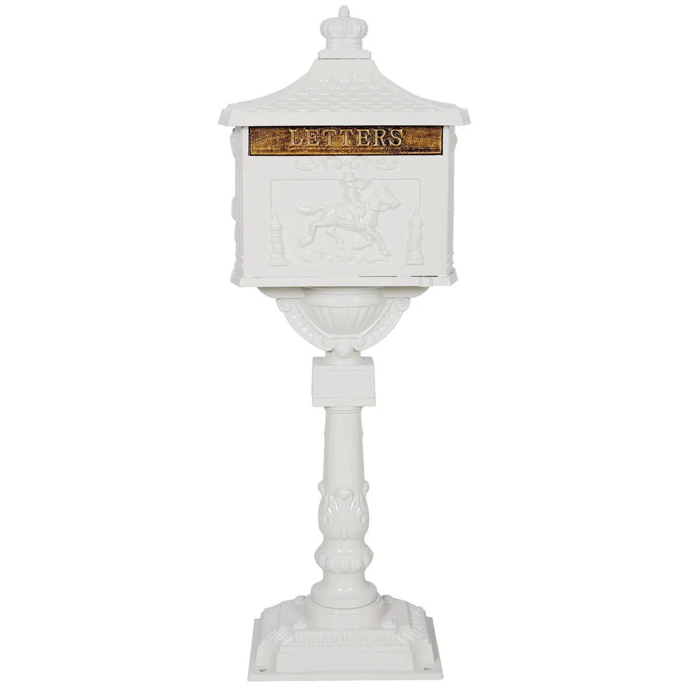 Cast Aluminum Mail Box, Postal Box, Mailbox by HouseOfZazla