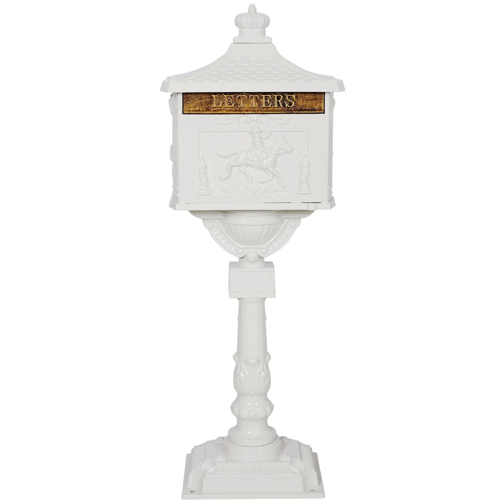 Cast Aluminum Mail Box, Postal Box, Mailbox by HouseOfZazla