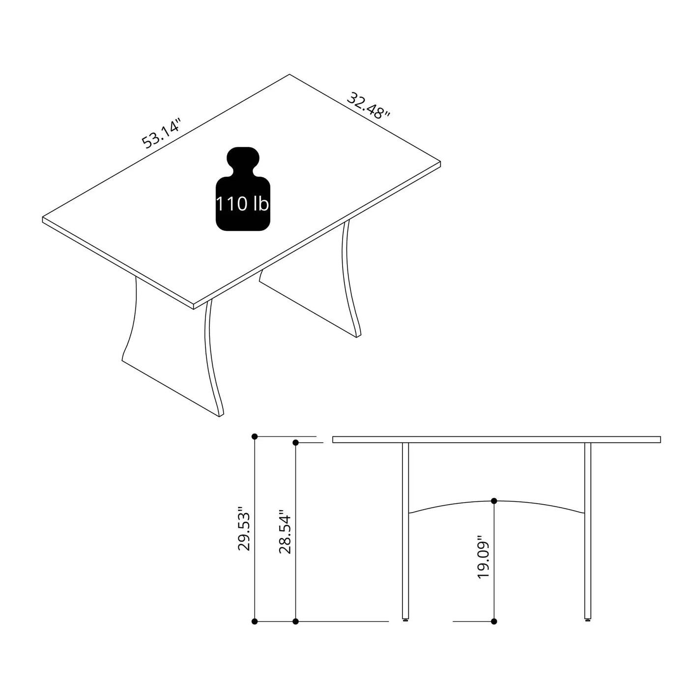 Coney - Modern Dining Table by HouseOfZazla