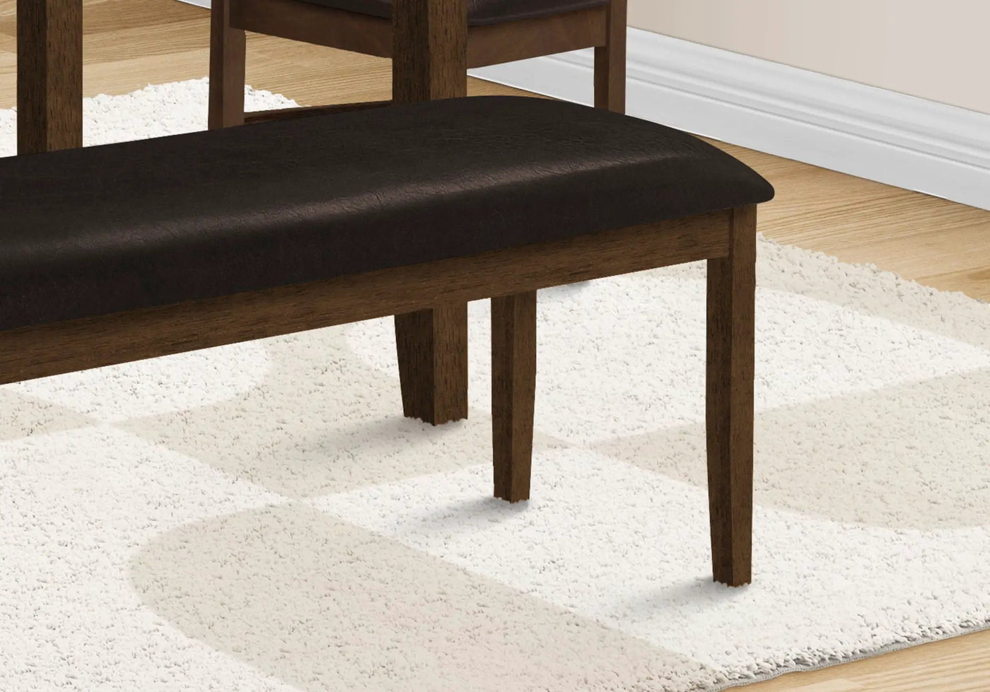 Rectangular Upholstered Hallway Bench - Transitional Design by HouseOfZazla