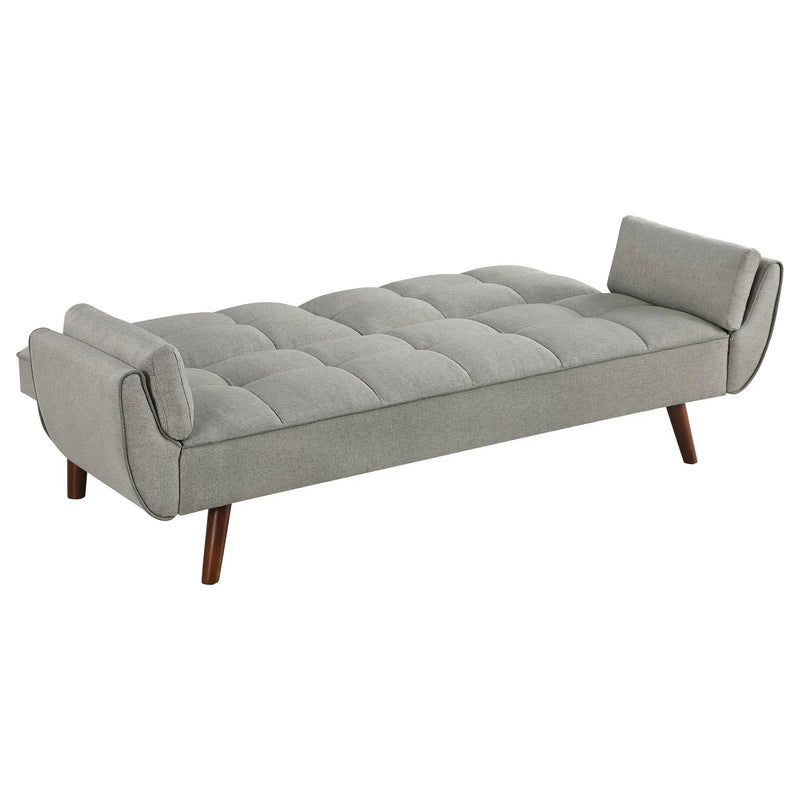 Caufield Upholstered Tufted Convertible Sofa Bed Grey by Unique Piece Furniture