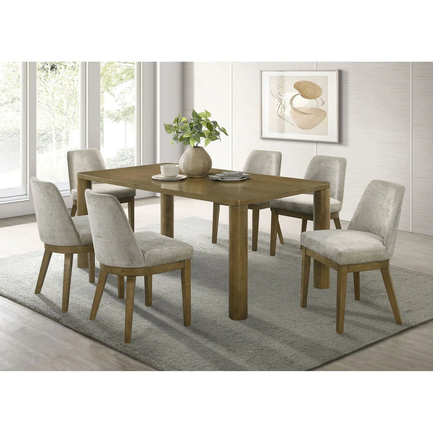 Bryant - Rectangular Dining Set With Chairs by HouseOfZazla