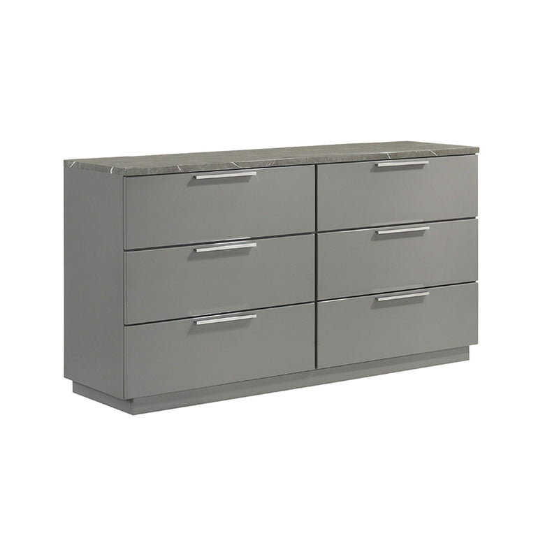 Elara - Dresser With Spacious Drawers - Gray by HouseOfZazla