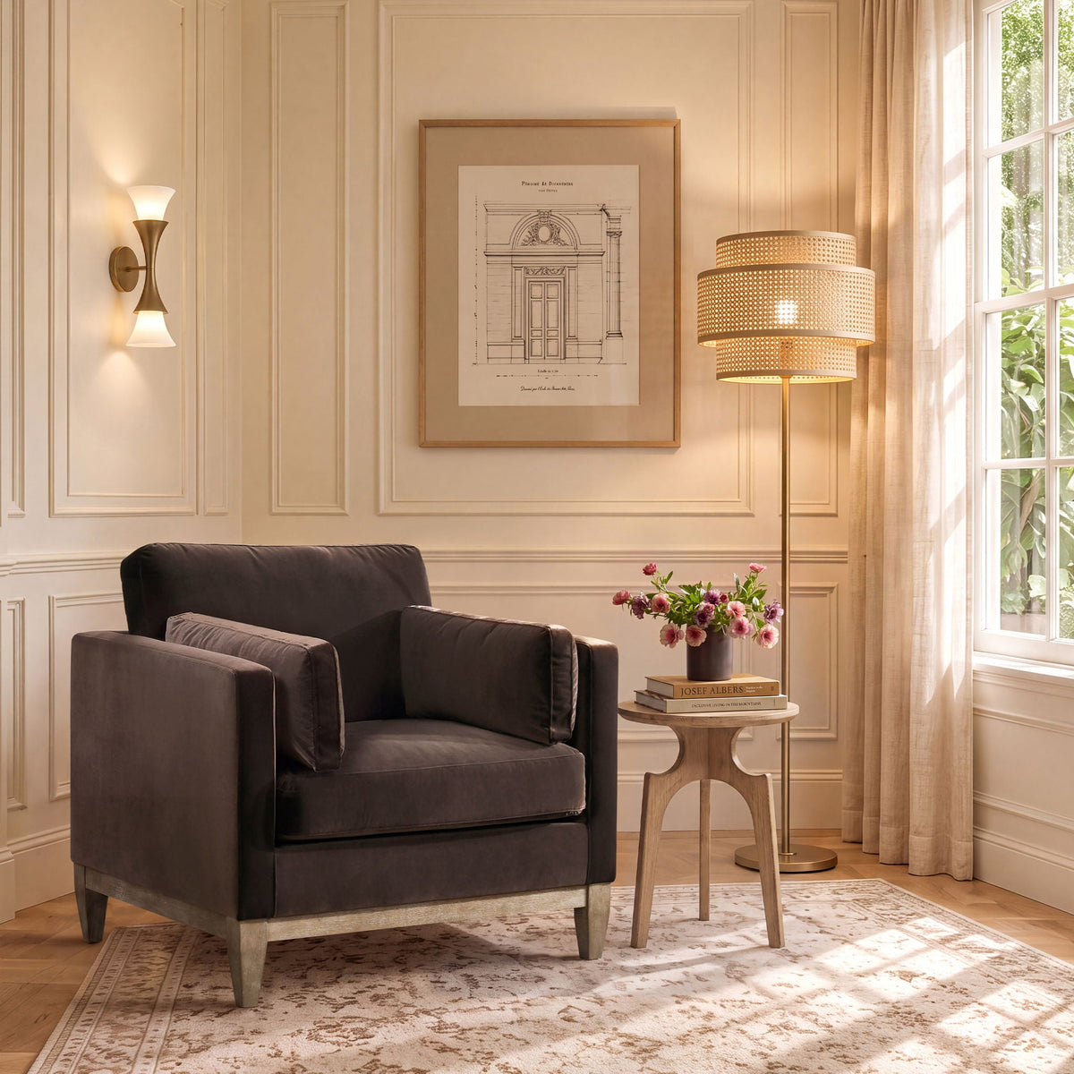 Knox - Modern Farmhouse Arm Chair, photo 7 of 40