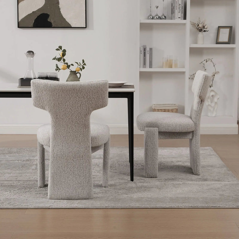 Armless Curved Back Accent Chairs by HouseOfZazla