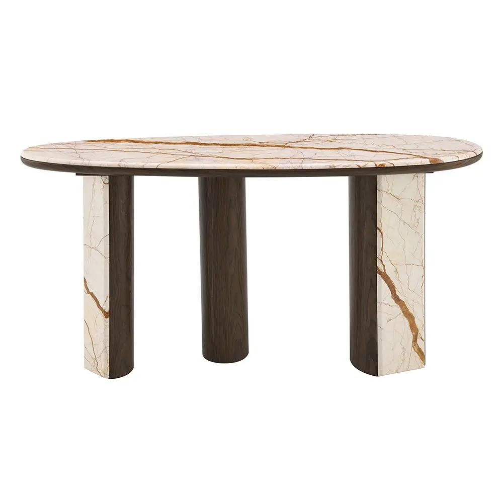 Haidar - Table With Marble Top by Unique Piece Furniture