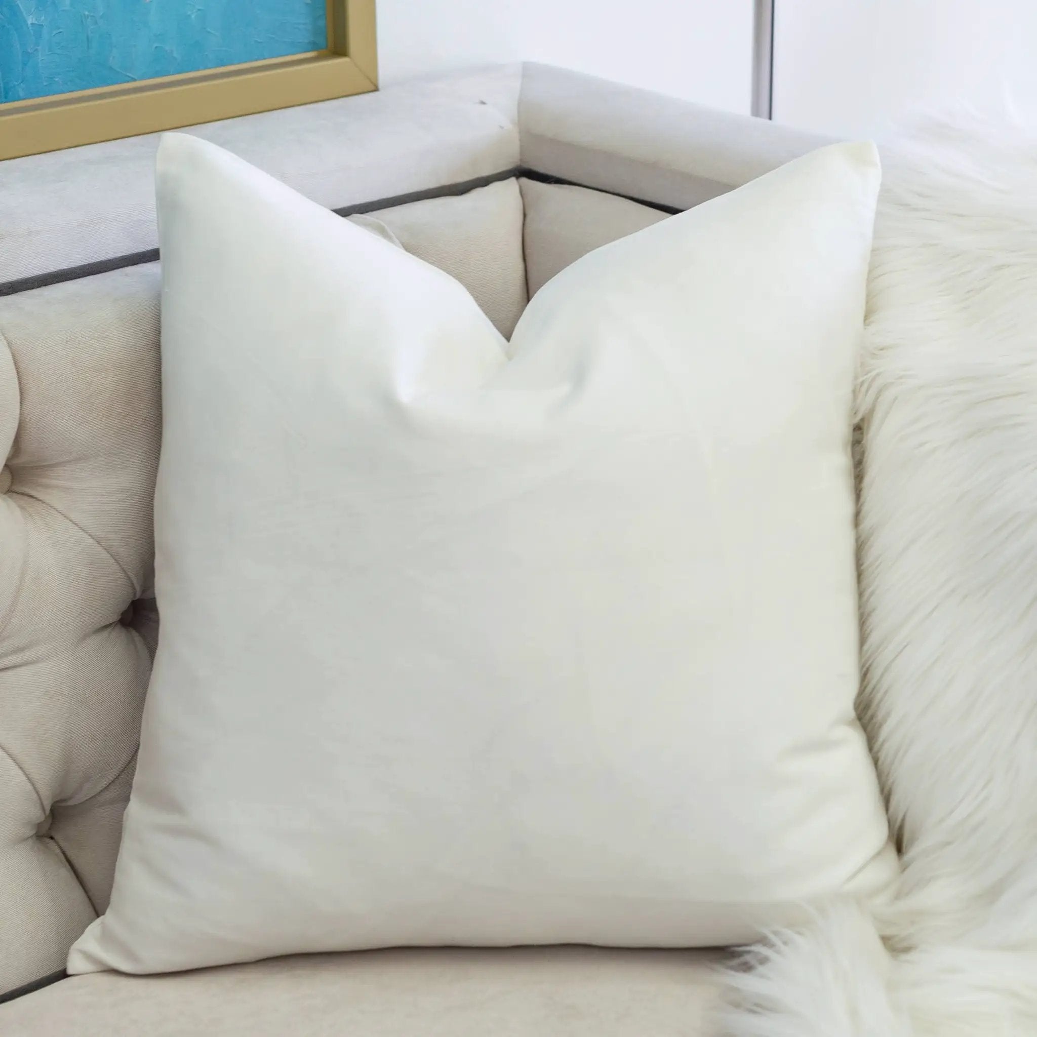 Let It Snow Christmas Throw Pillow by HouseOfZazla
