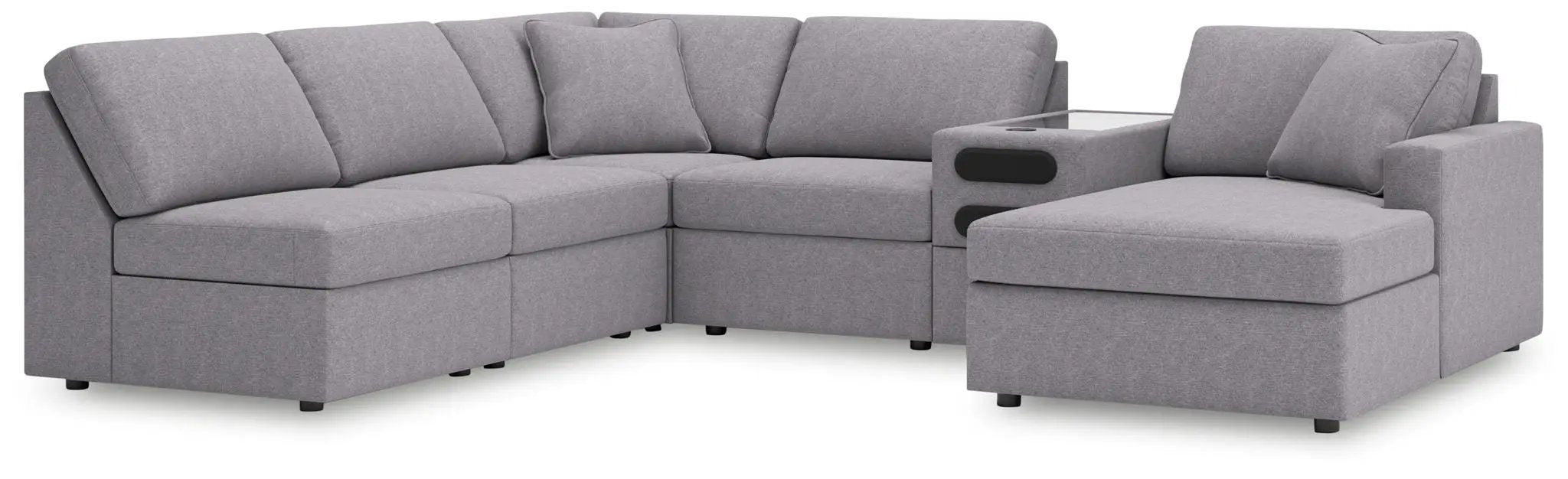 Modmax - Sectional - Granite by Unique Piece Furniture