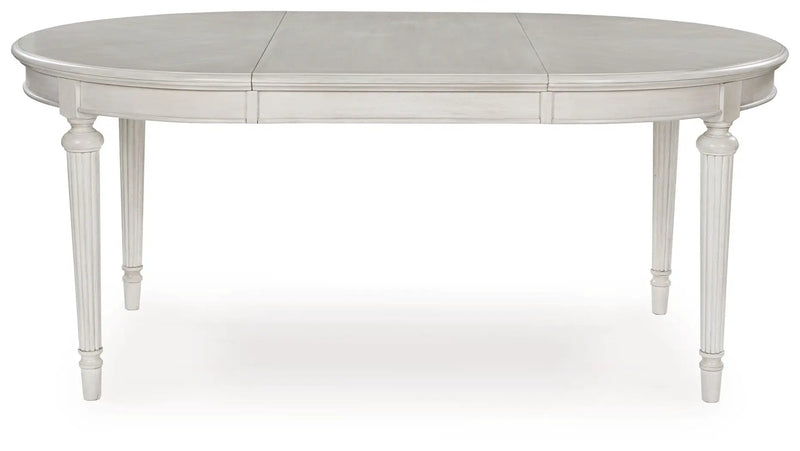 Montelaine - Oval Dining Room Extension Table - Antique White by Unique Piece Furniture
