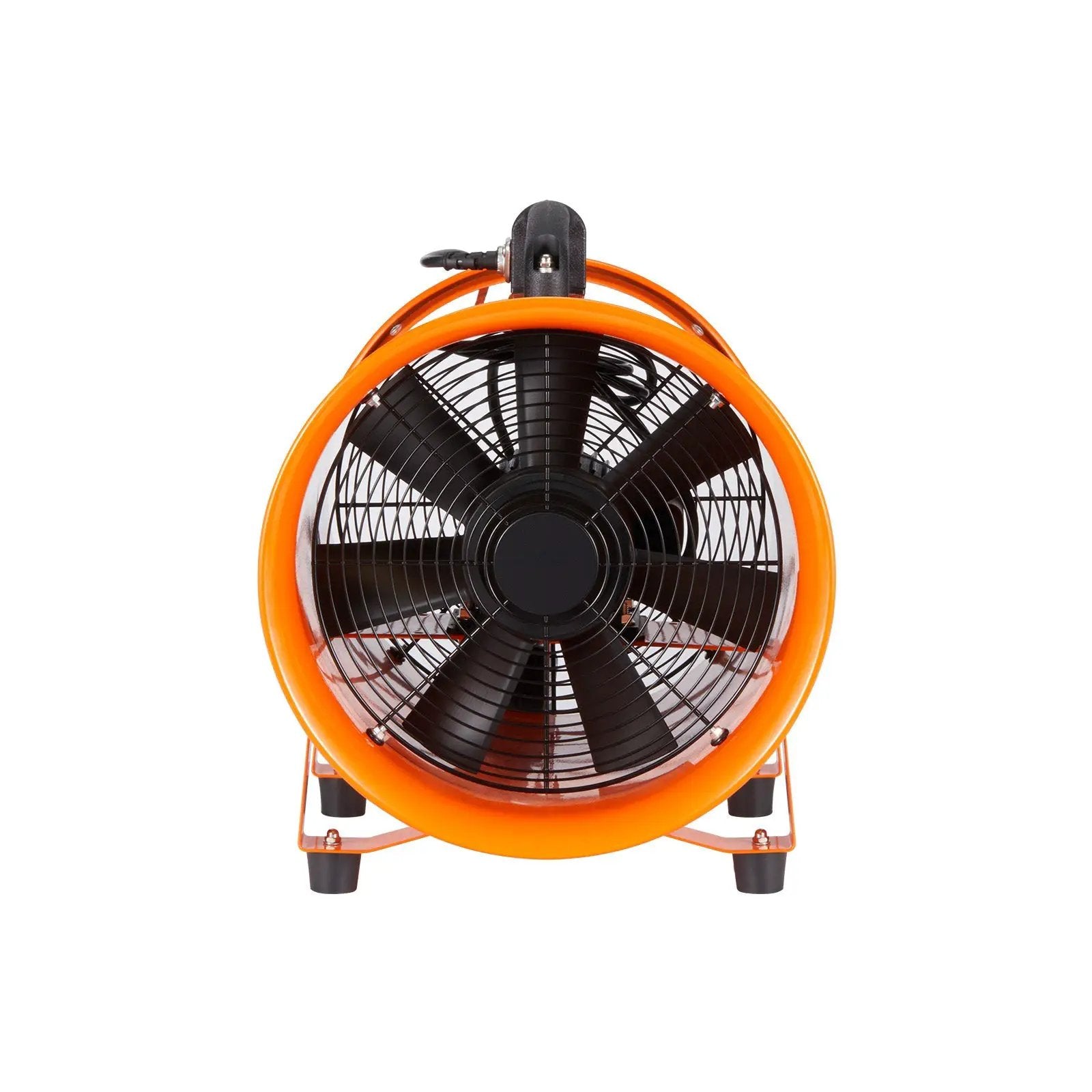 Portable Ventilator, 12 Inch Heavy Duty Cylinder Fan with 33ft Duct Hose by HouseOfZazla