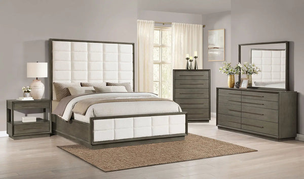 Durango 5-piece Queen Bedroom Set Taupe Oak