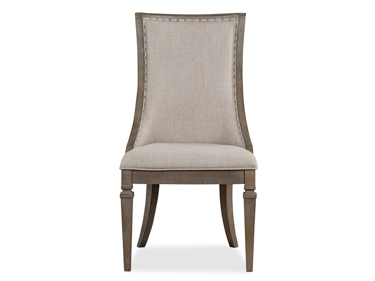 Lancaster - Dining Arm Chair With Upholstered Seat & Back (Set of 2) - Dovetail Gray, photo 7 of 7