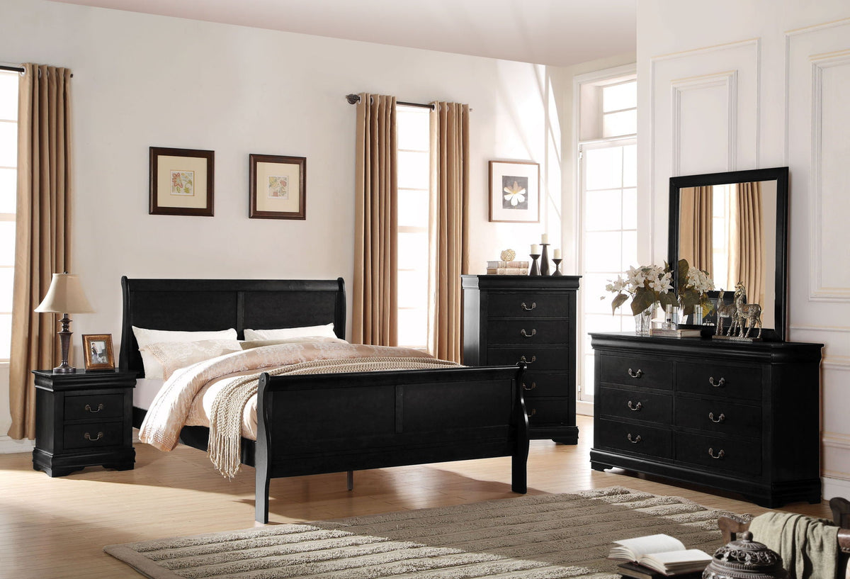 Louis Philippe - Sleigh Style Bed, photo 37 of 38