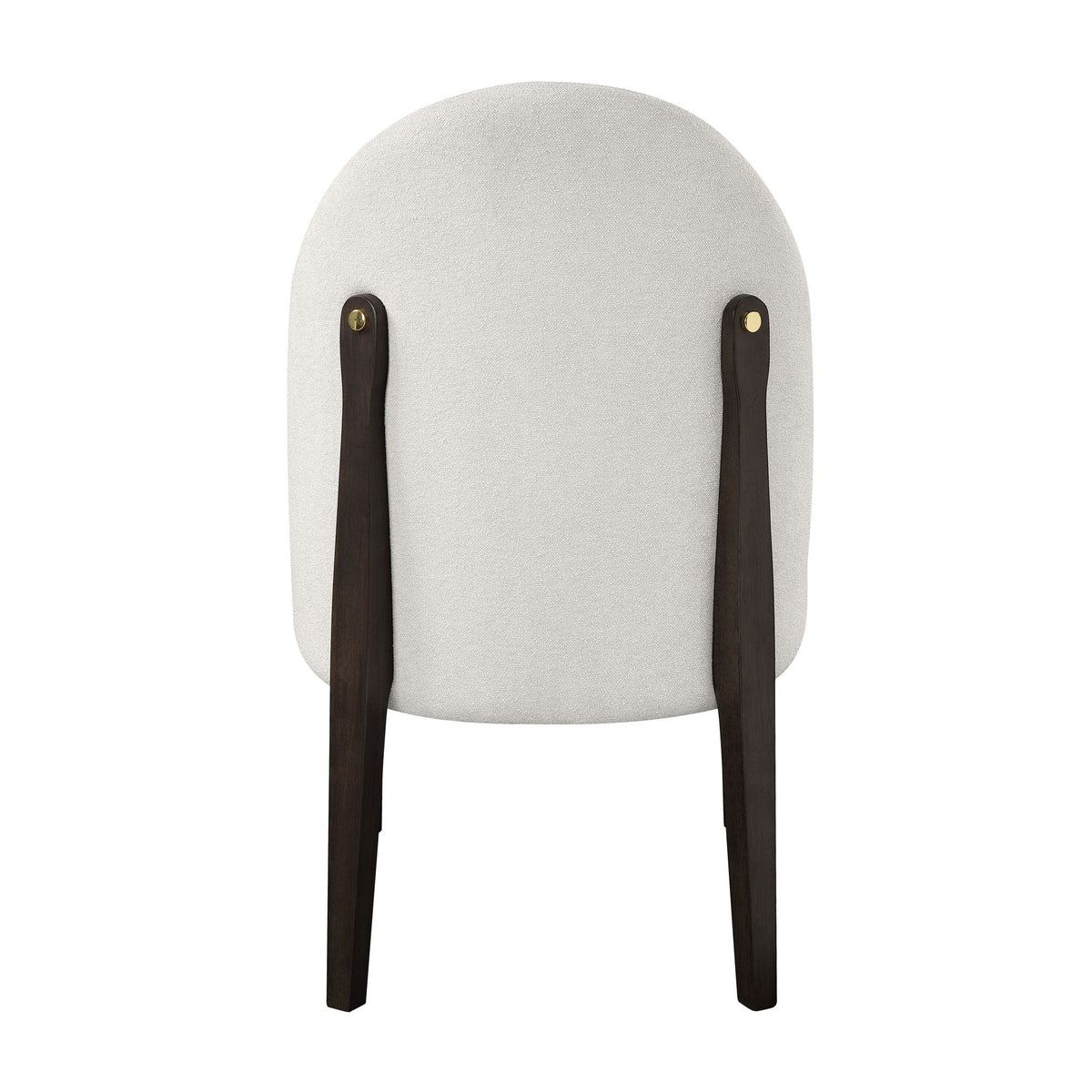 Beige Side Chair Set of 2 with Upholstered Seat - Clayten, photo 7 of 7