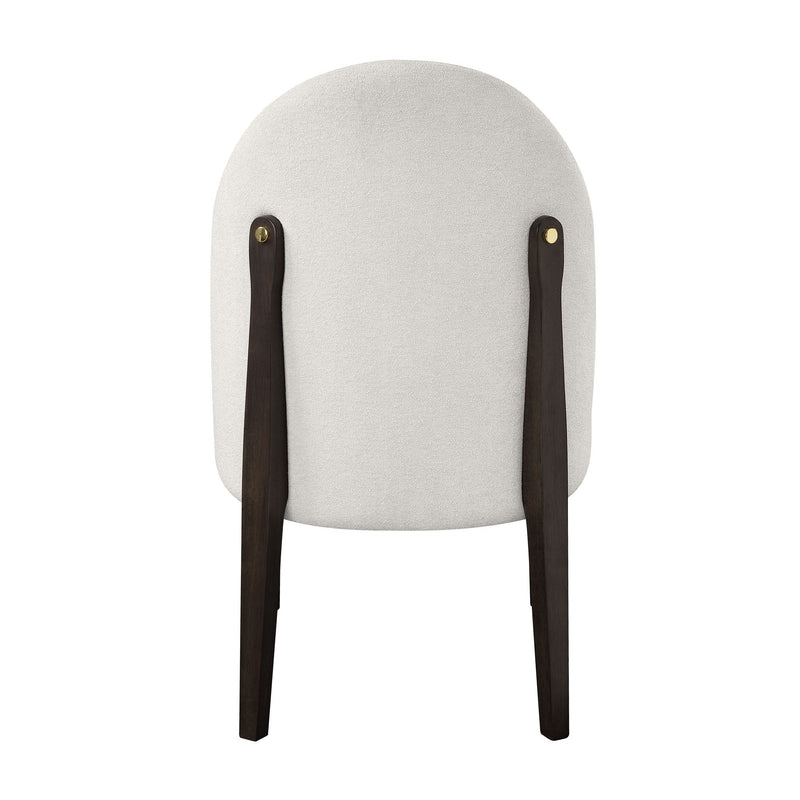 Beige Side Chair Set of 2 with Upholstered Seat - Clayten, photo 7 of 7