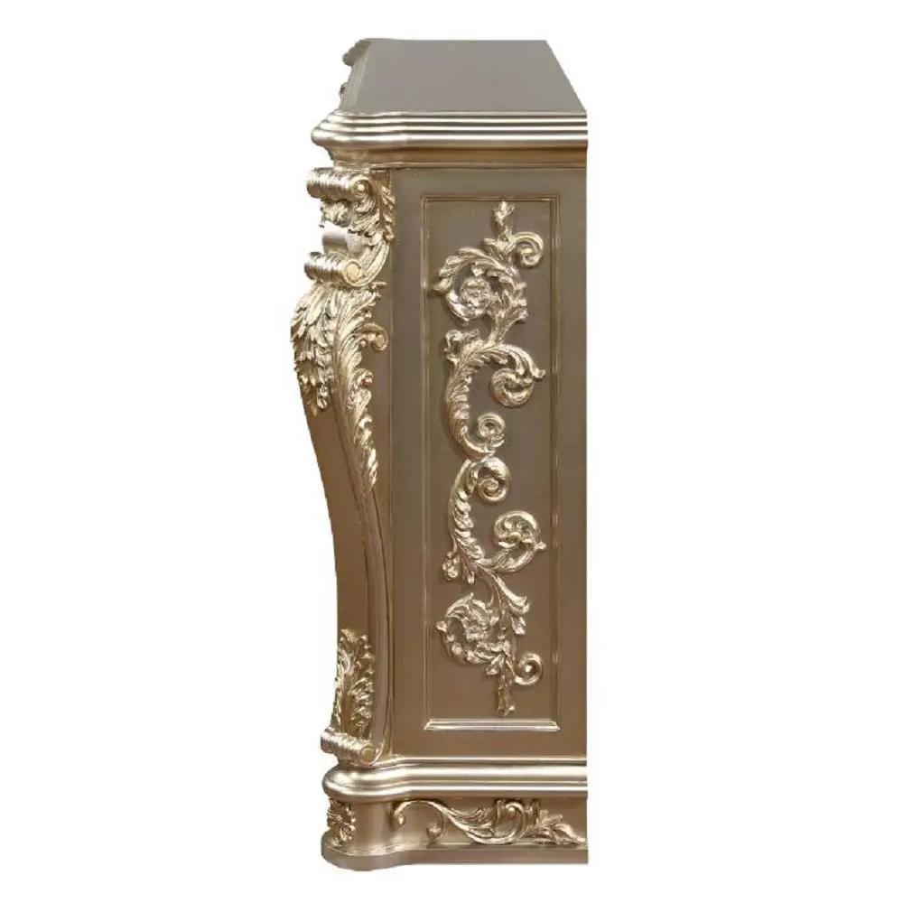 Sorina - Fireplace - Antique Silver by Unique Piece Furniture