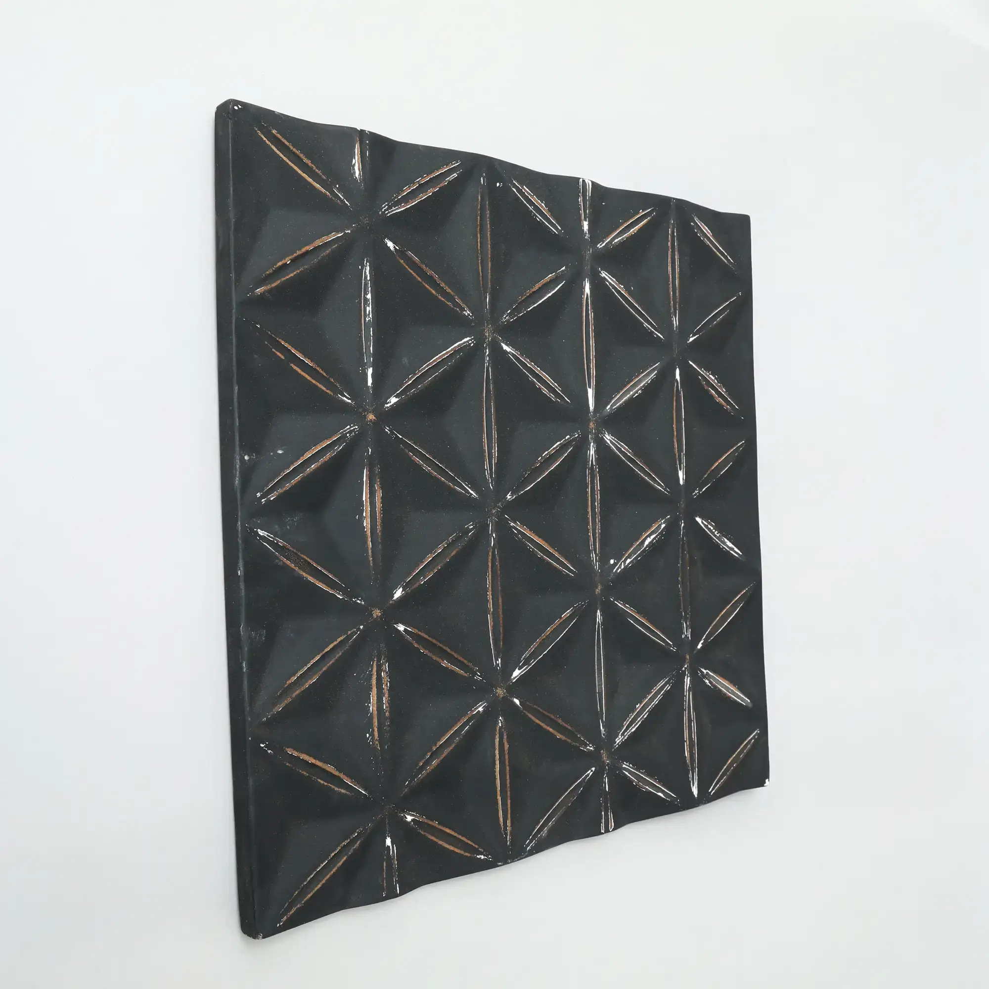 Black Square Modern Wall Art by HouseOfZazla