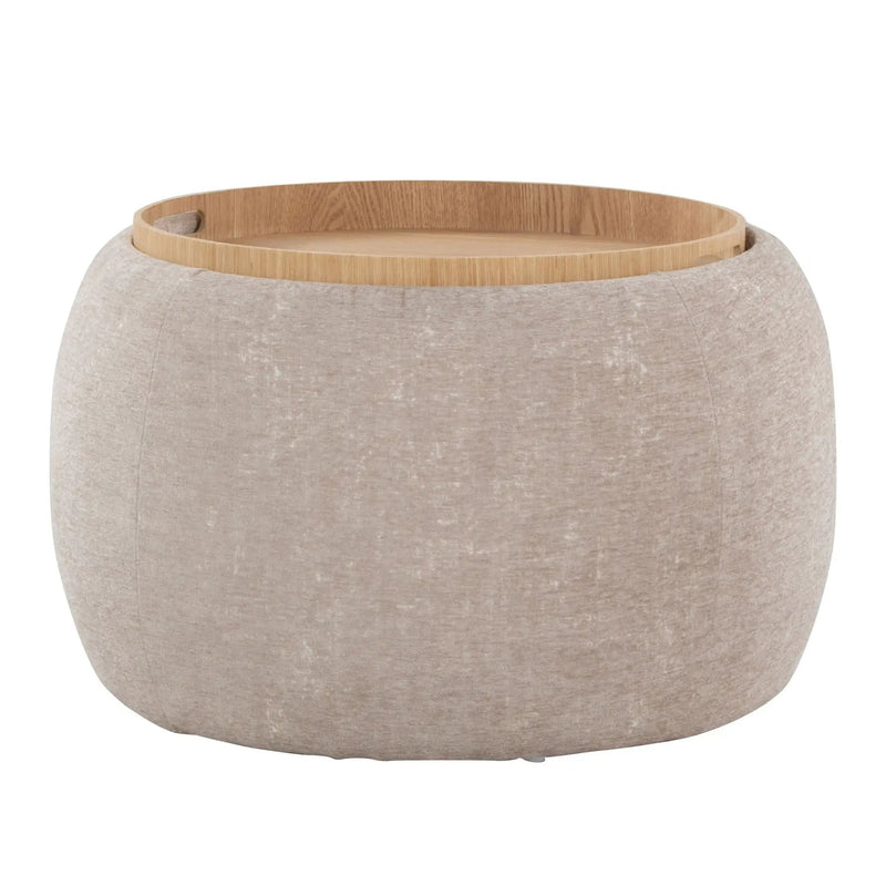 Tray - Pouf Contemporary Ottoman by HouseOfZazla