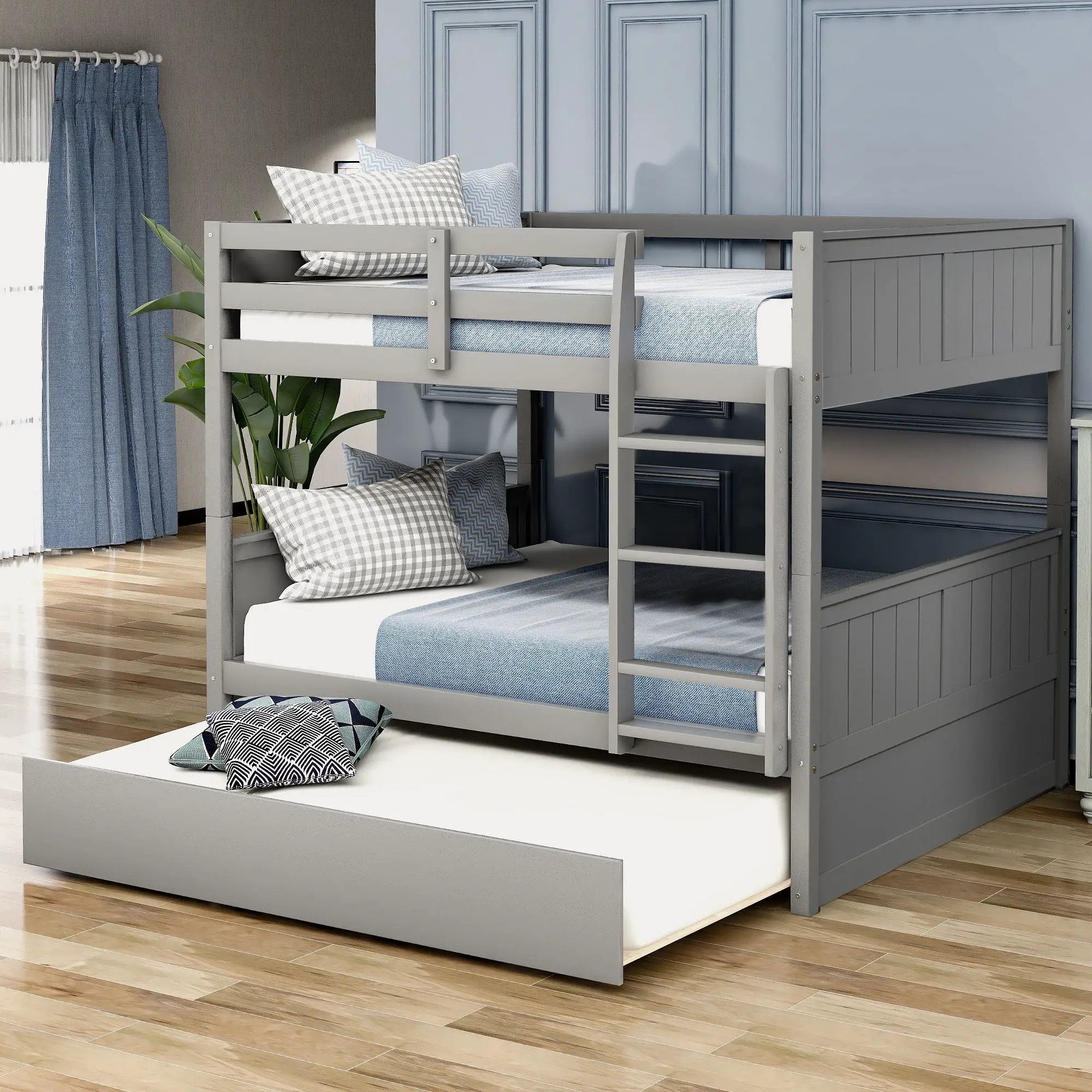 Bunk Bed With Twin Size Trundle by HouseOfZazla