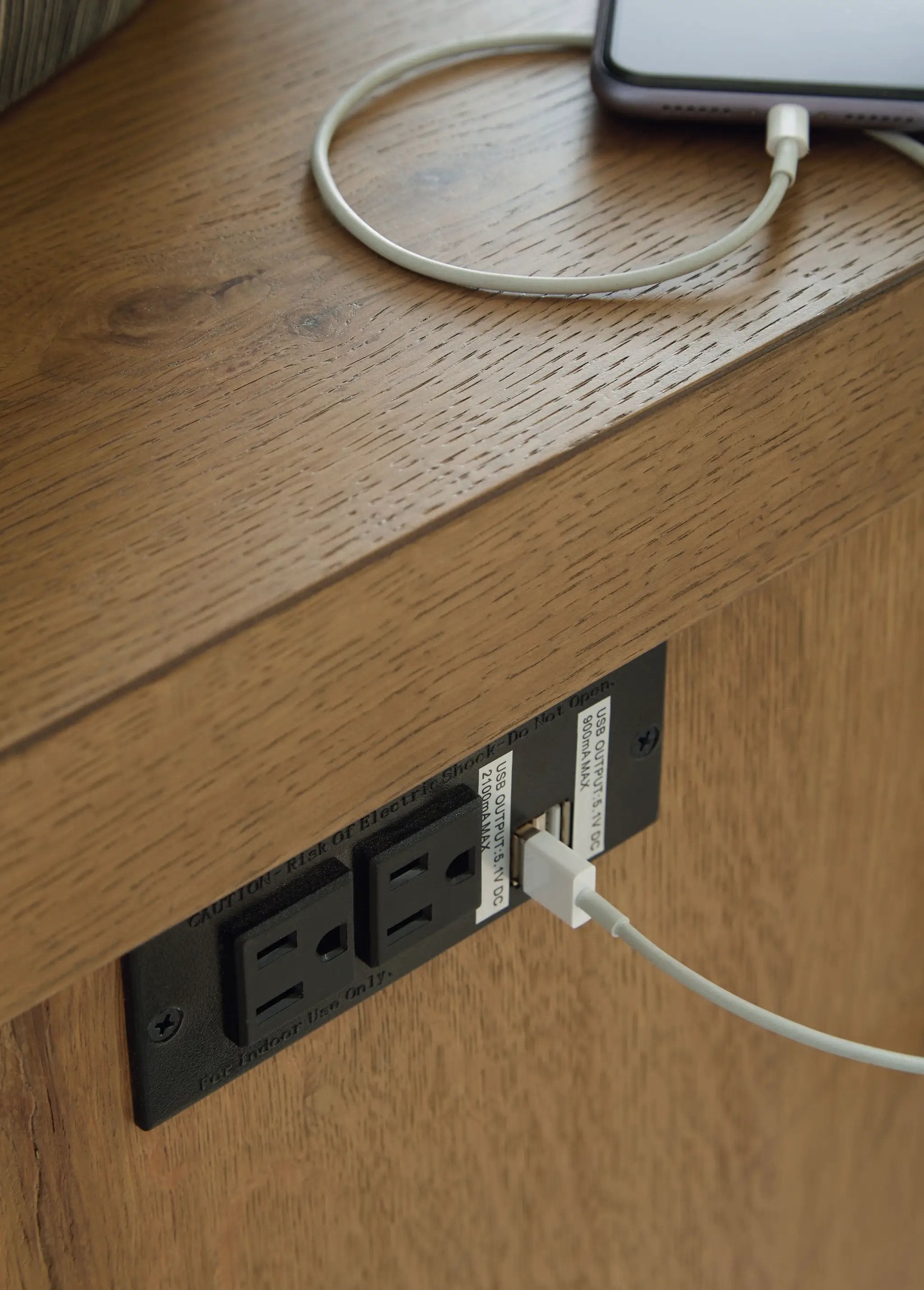 Brinstead - Chair Side End Table - Light Brown by Unique Piece Furniture