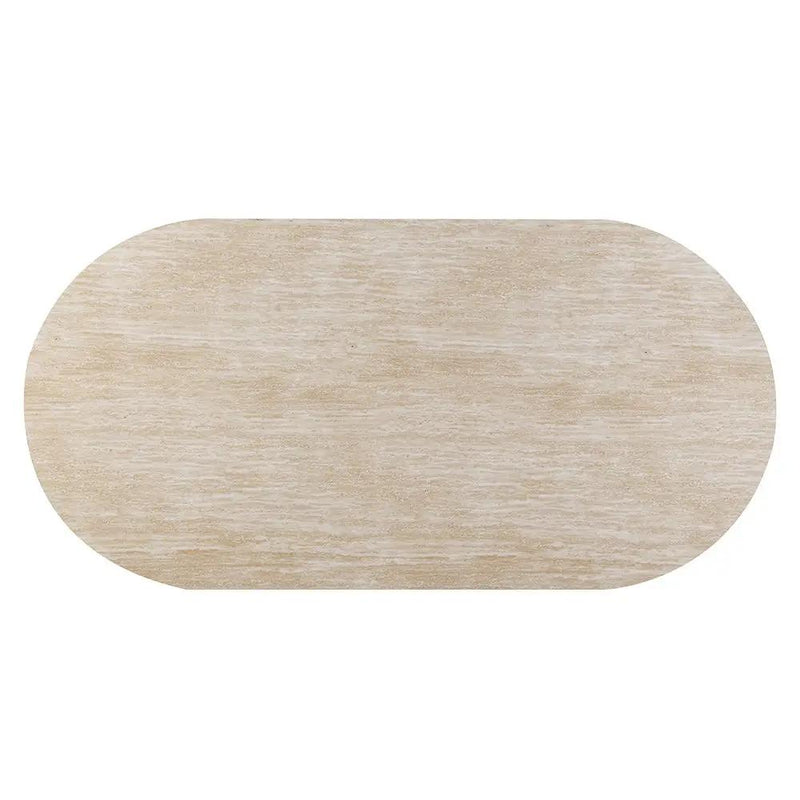 Jirina - Dining Table - Travertine Pattern by Unique Piece Furniture