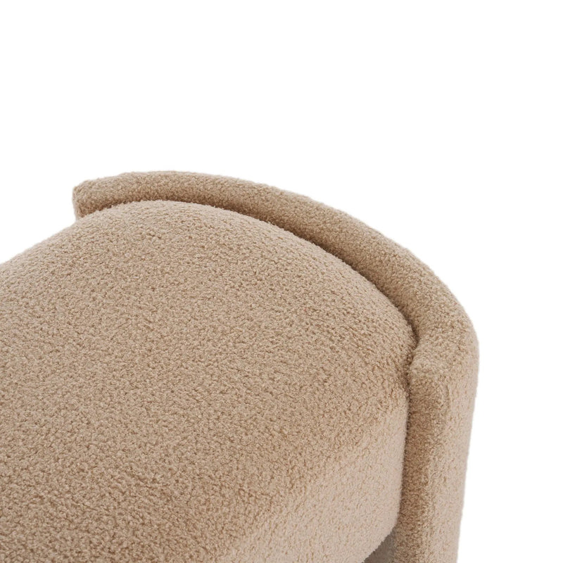 Simple Long Ottoman Bench - Light Camel by HouseOfZazla