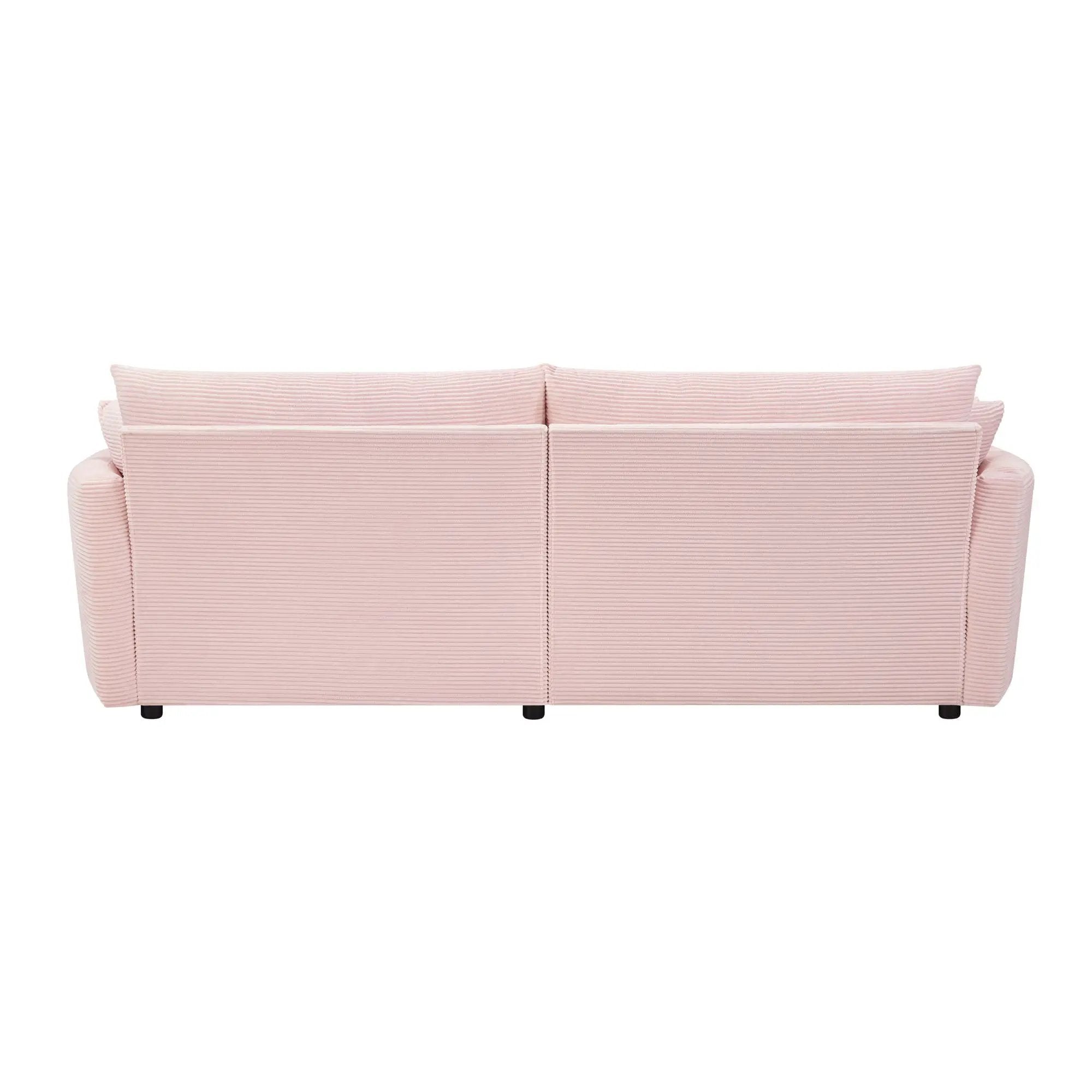 Oversized Double Chaise Lounge Sofa With USB Ports