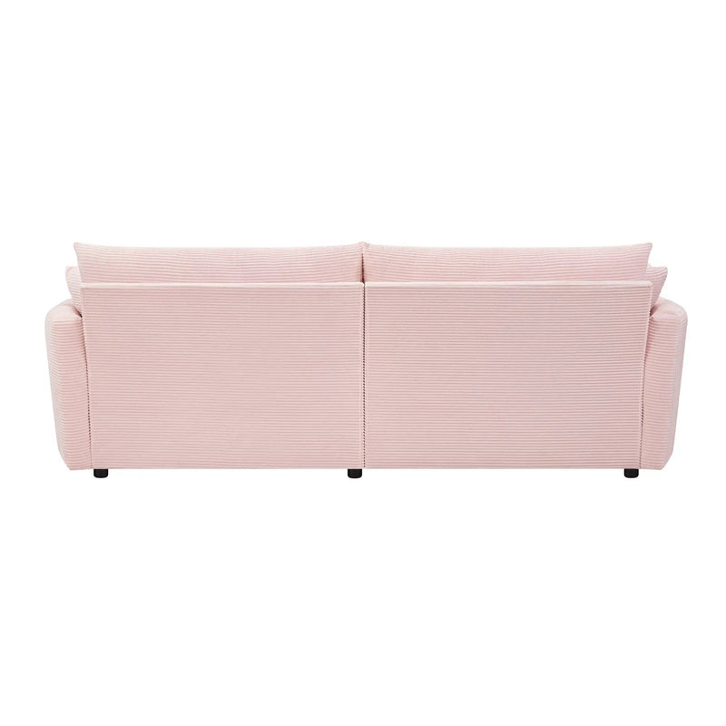 Oversized Double Chaise Lounge Sofa With USB Ports