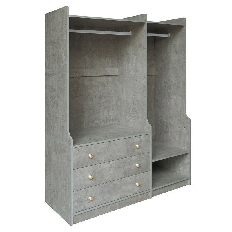 Open Wardrobe Storage For Bedroom by HouseOfZazla