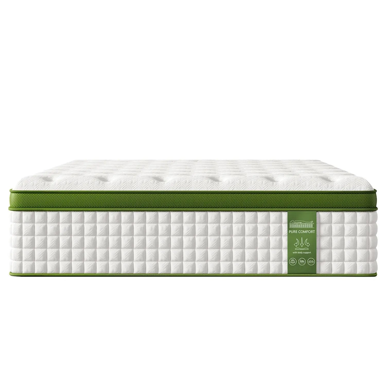 14 Inch Queen Size Hybrid Mattress by HouseOfZazla