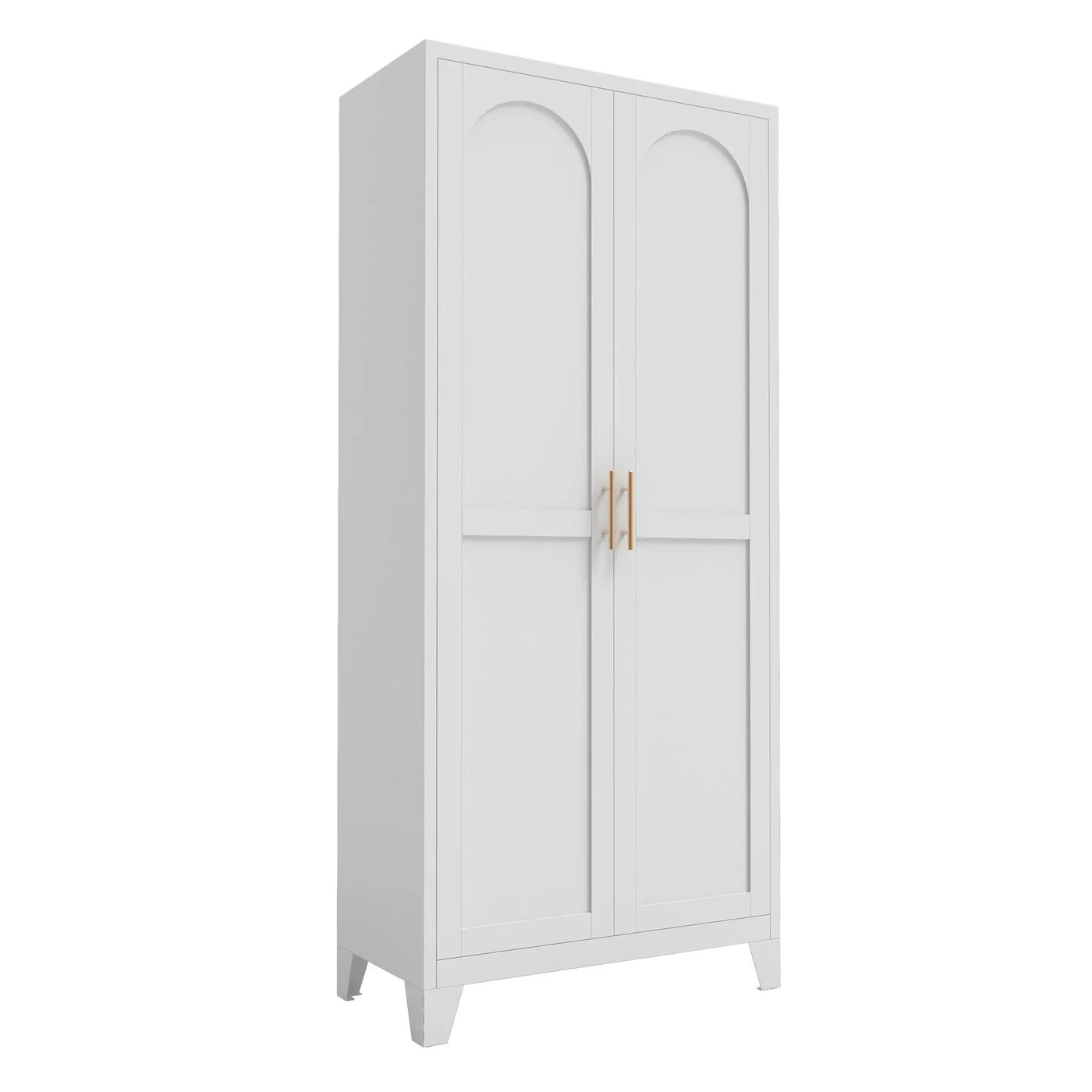 Shapely Doors Cabinet, Metal Storage Cabinet With Doors And Adjustable Shelves by HouseOfZazla