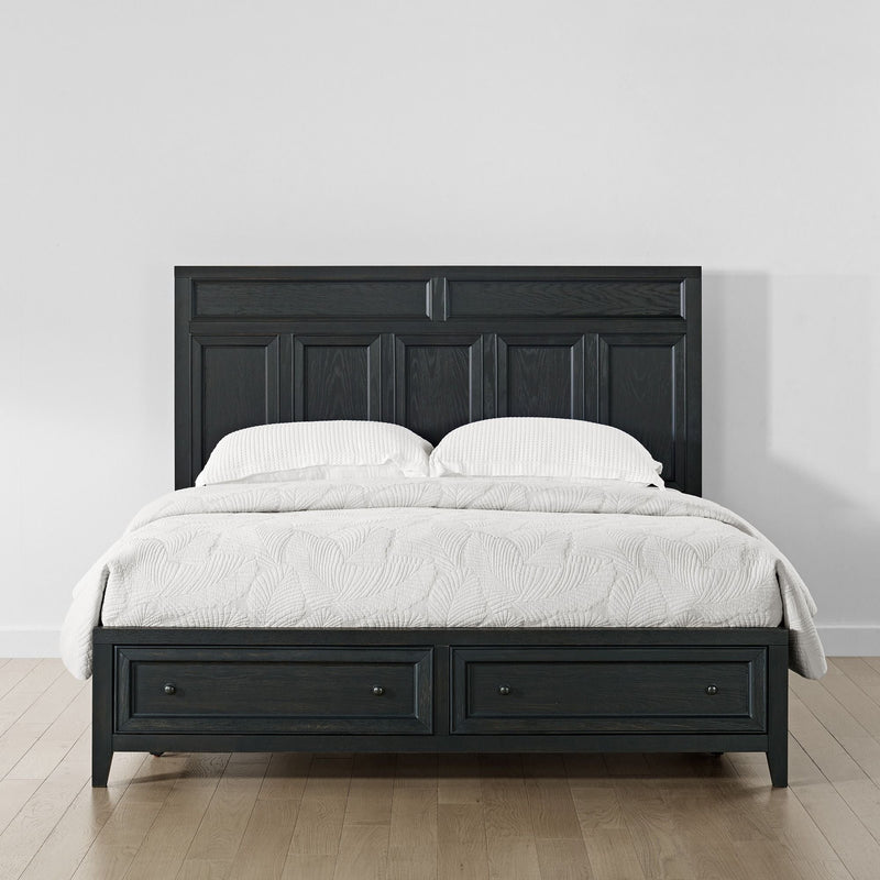 Storage Bed With Panel Headboard And Spacious Footboard Drawers by HouseOfZazla