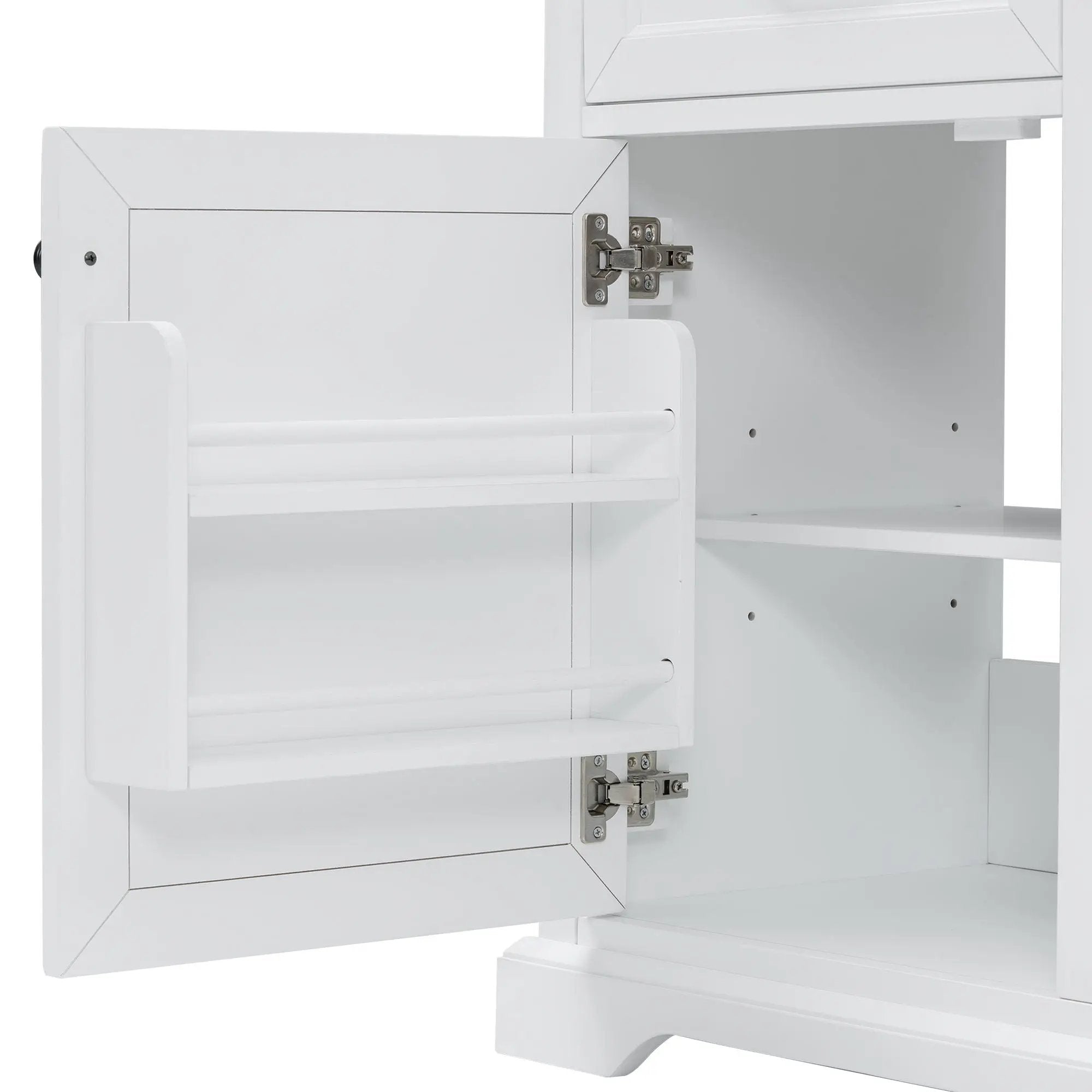 36" Bathroom Vanity With Sink, 2 Tip-Out Drawers, Soft Close Hinges by HouseOfZazla