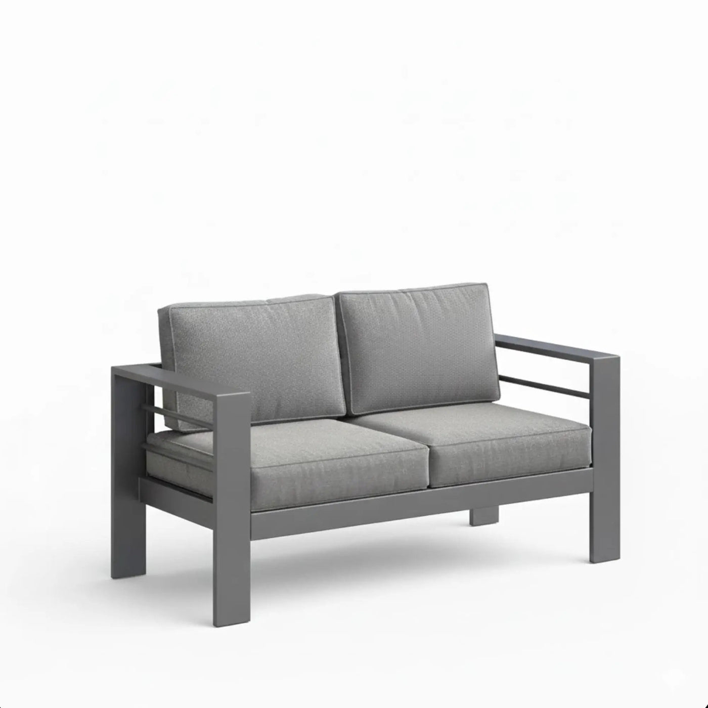 All-Weather Patio Loveseat With Thick Cushions by HouseOfZazla