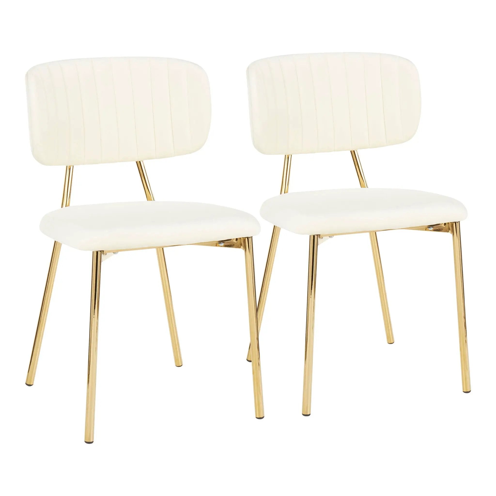 Bouton - Contemporary / Glam Chair (Set of 2) by Unique Piece Furniture
