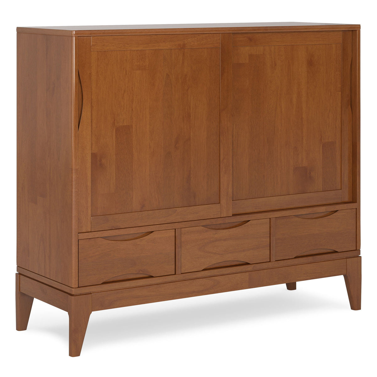 Medium Storage Cabinet with Adjustable Shelves - Harper by Simpli-Home, photo 3 of 27