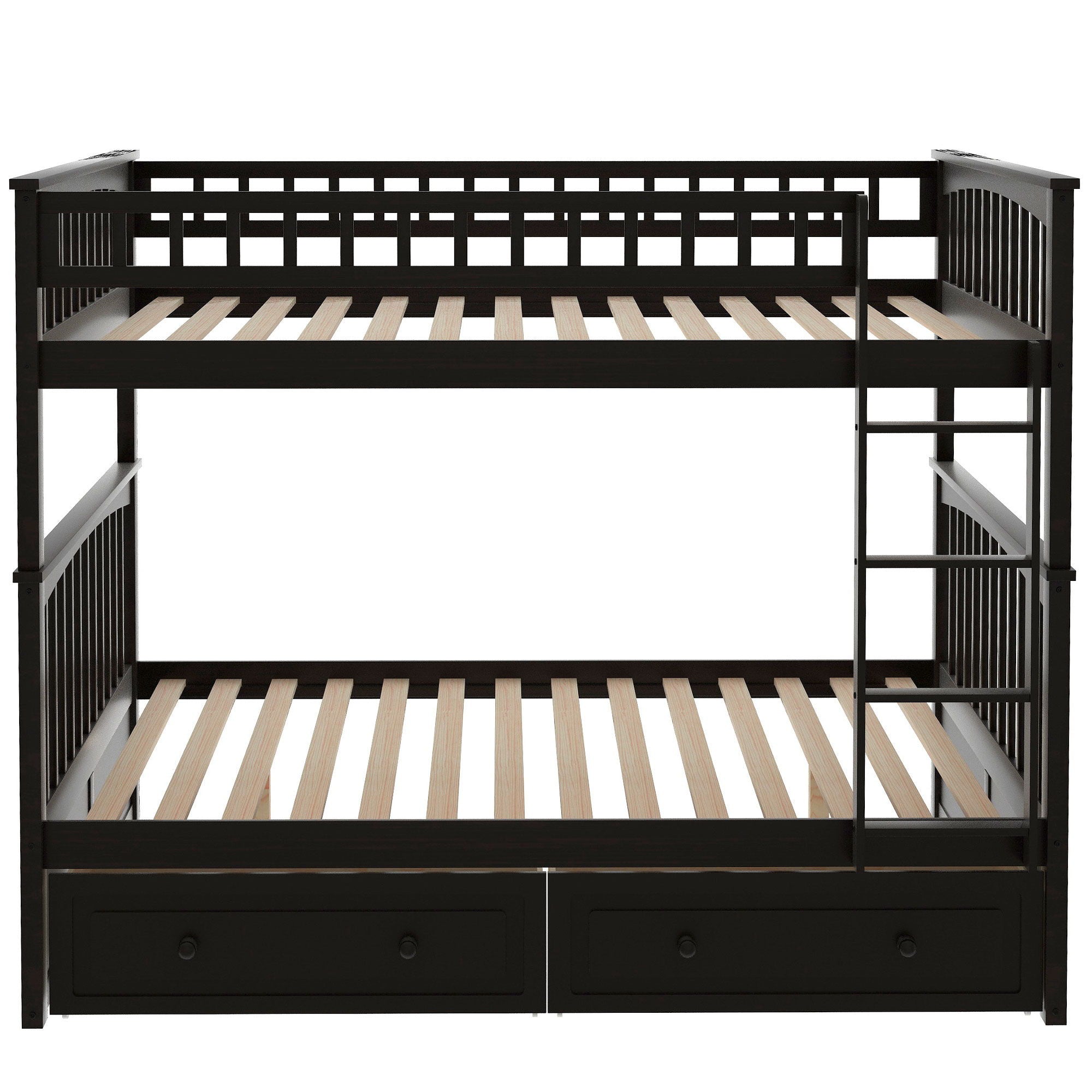 Bunk Bed With Drawers, Convertible Design by HouseOfZazla