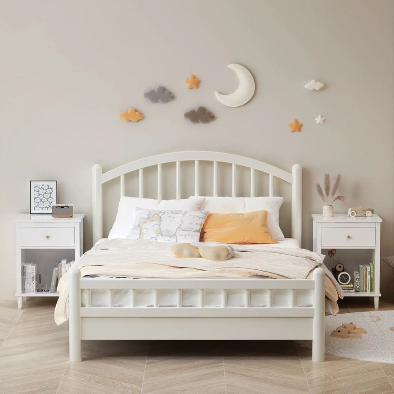 Nightstand & 1 Drawer And 1 Shelf - White by Unique Piece Furniture