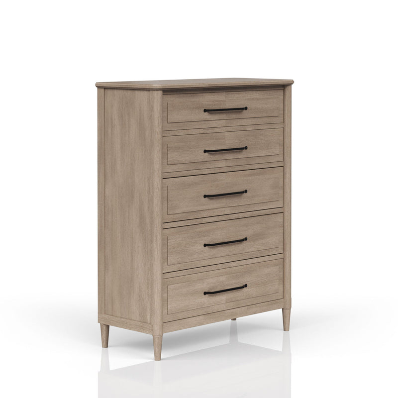 5 Drawer Chest with Felt-Lined and Cedar Drawers - Sand, photo 5 of 5