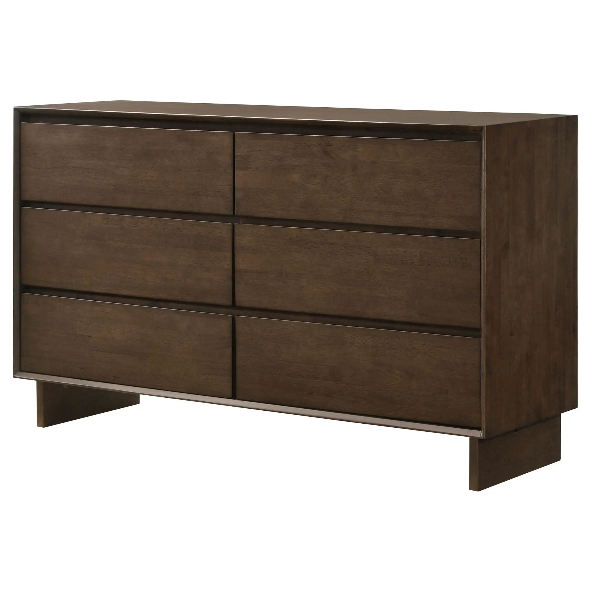 Glenwood 6-drawer Dresser Cabinet Warm Brown by Unique Piece Furniture